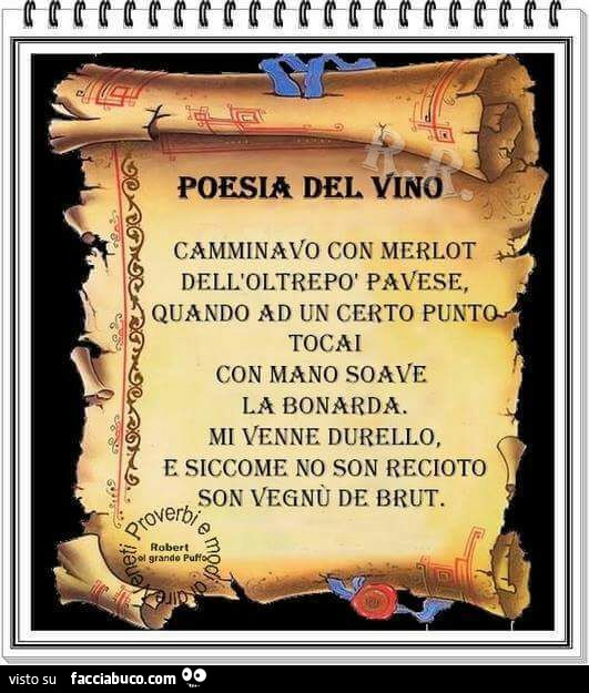 Poesia del vino