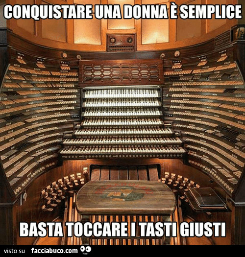 Conquistare una donna è semplice, basta toccare i tasti giusti