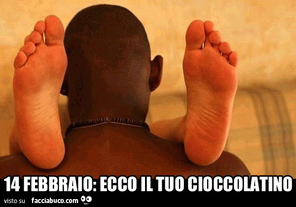 14 Febbraio. Ecco il tuo cioccolatino