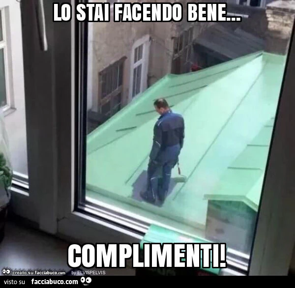 Lo stai facendo bene&hellip; complimenti