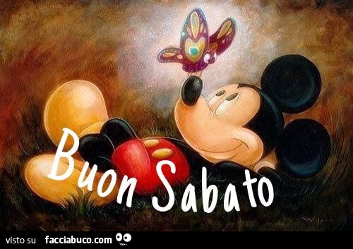 Topolino: buon Sabato