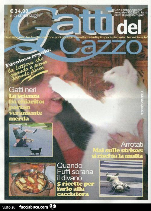 Rivista gatti del cazzo