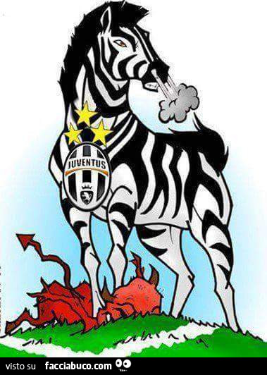 Zebra juventina schiaccia il diavoletto milanista