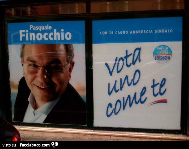 Pasquale Finocchio: voto uno come te