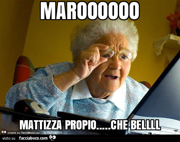 Maroooooo mattizza propio… che bellll