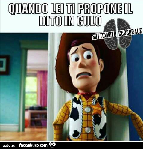 Quando lei ti propone il dito nel culo