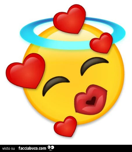 Smile sbaciucchioso con i cuoricini