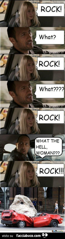 The rock and a rock