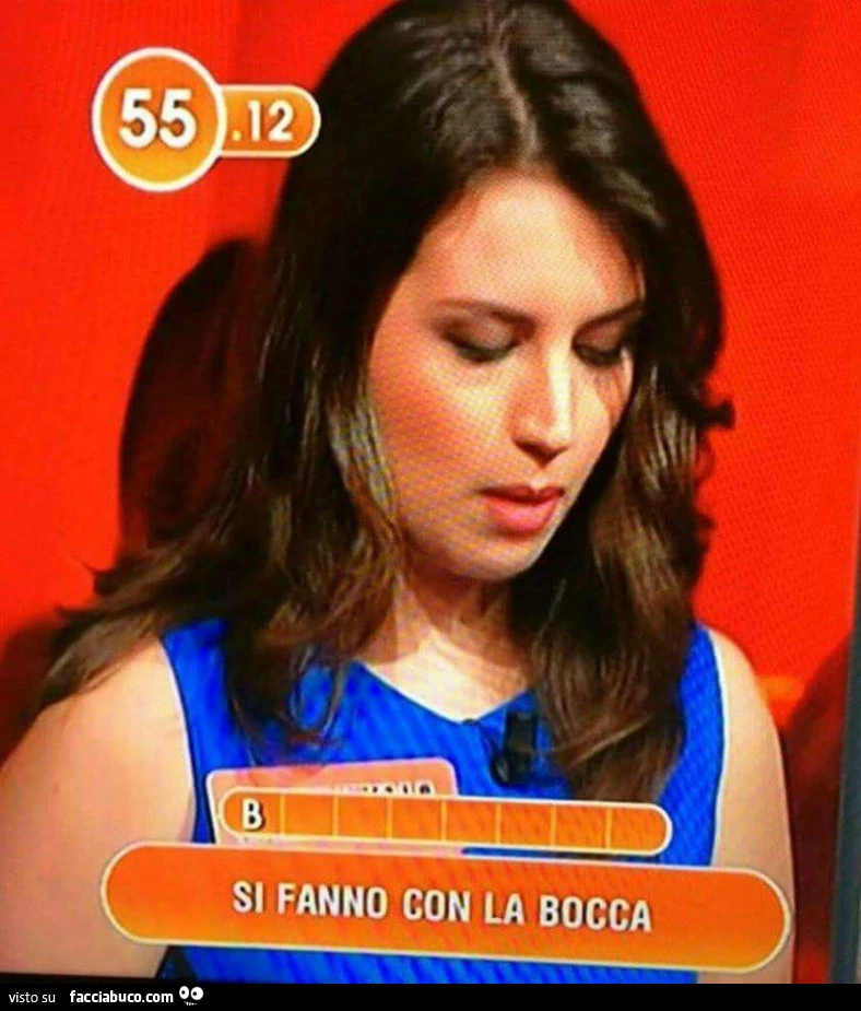Quiz: si fanno con la bocca