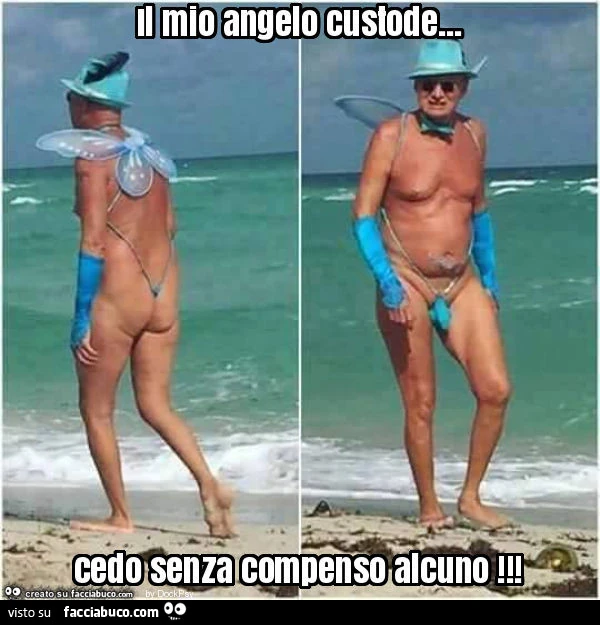 Il mio angelo custode&hellip; cedo senza compenso alcuno