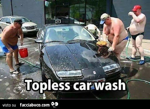 Topless car wash panzoni edition