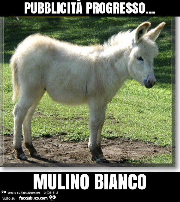 Pubblicità progresso… mulino bianco