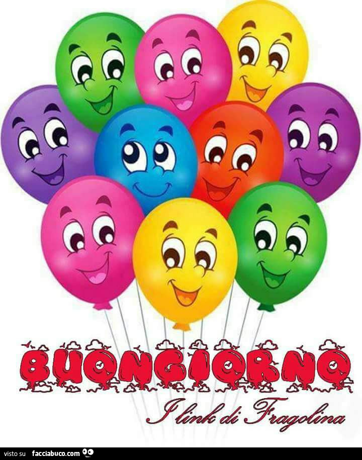 Palloncini smile. Buongiorno