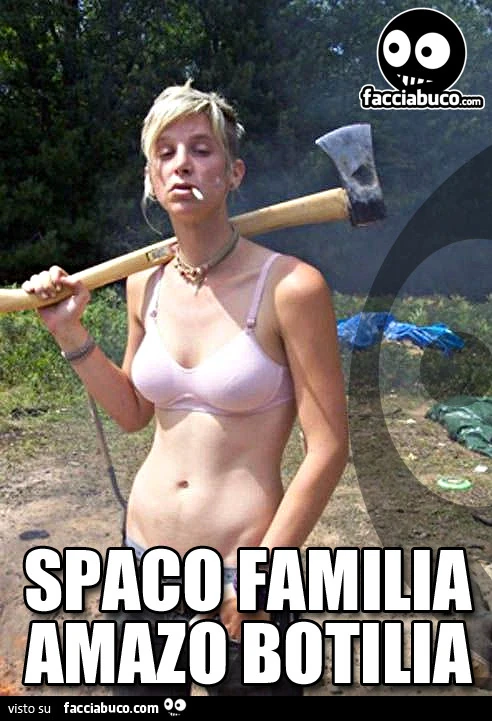 Spaco familia amazo botilia
