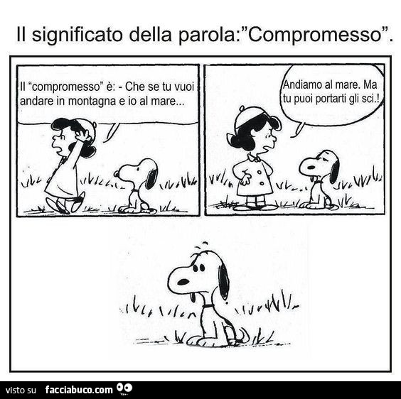 Il significato della parola: compromesso