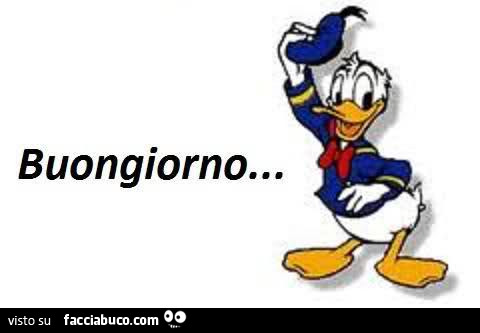 Buongiorno da Paperino